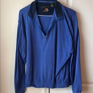 Orvis Men's Blue Sweater
